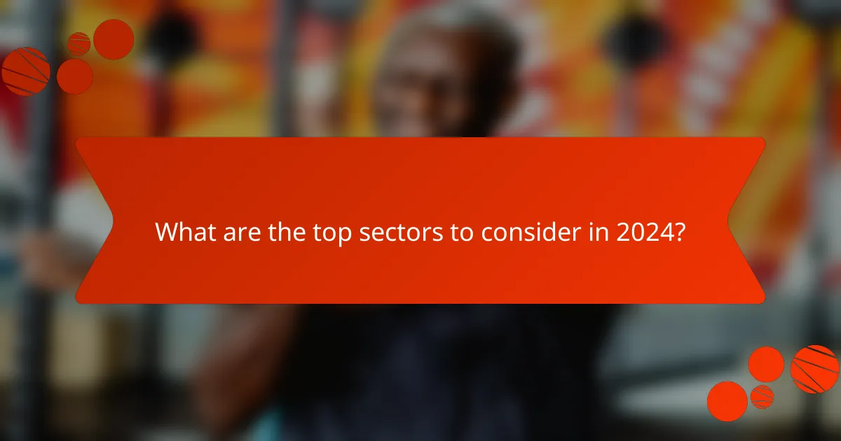 What are the top sectors to consider in 2024?